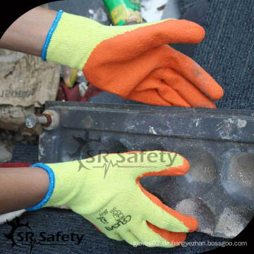 SRSAFETY Baumwollgefütterte Latexhandschuhe in Shandong, B Garde